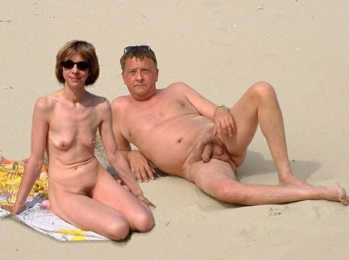 Mature nudist beach